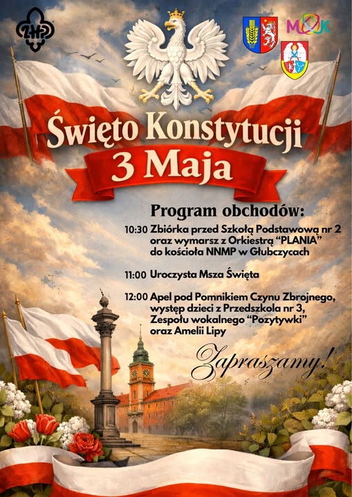 673833369_1400362122123390_3769458631754850954_n Wiwat Maj, Trzeci Maj! Pamiętamy o historii, świętujemy lokalnie