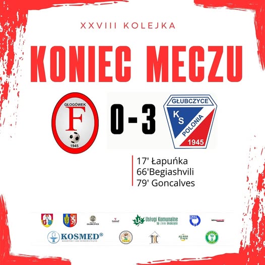Polonia Głubczyce wygrywa derbowe starcie z Fortuną Głogówek 3:0!