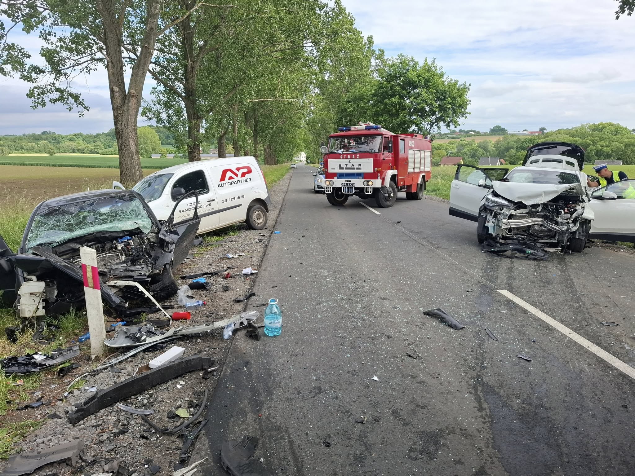 Śmiertelny wypadek na DW416 w Boguchwałowie. Zginął ks. prałat Ewald Cwienk