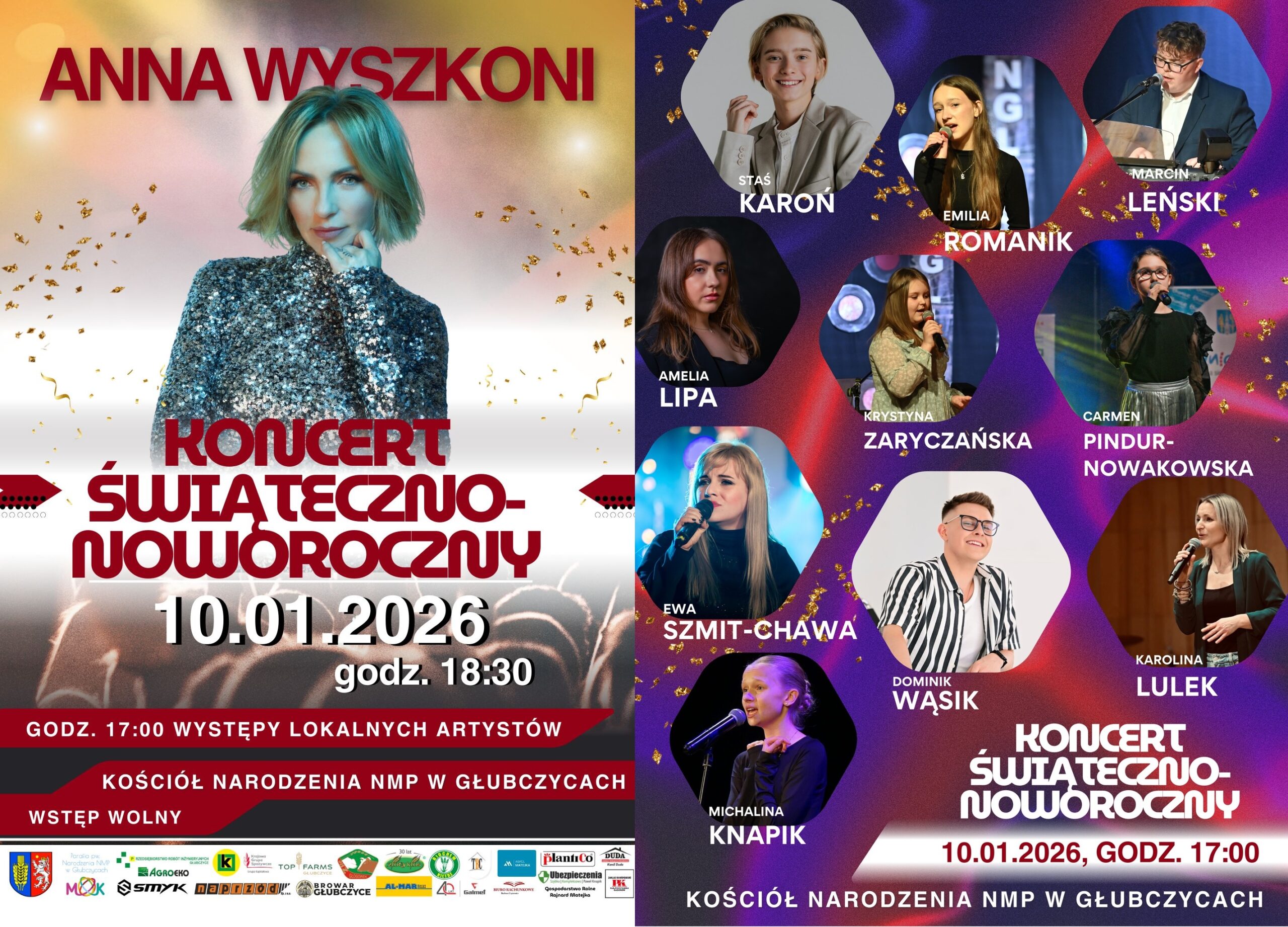Koncert Świąteczno-Noworoczny w Głubczycach – wyjątkowy wieczór z Anną Wyszkoni