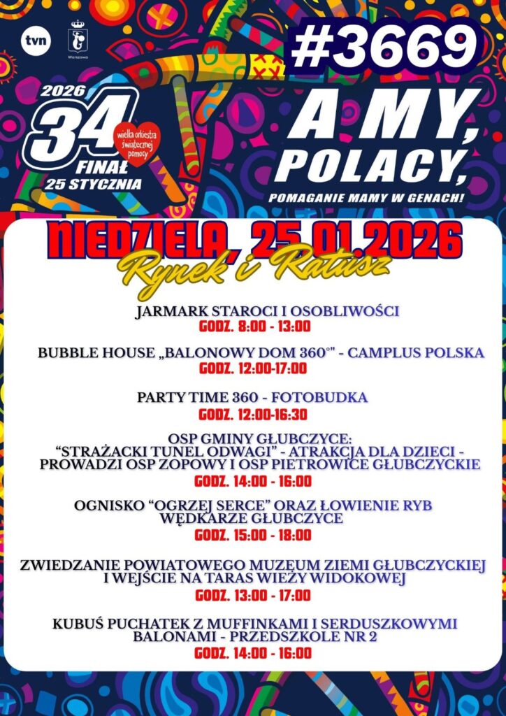 616411293_122230973834148323_4287528319448908323_n-724x1024 Finał Wielkiej Orkiestry Świątecznej Pomocy w Głubczycach