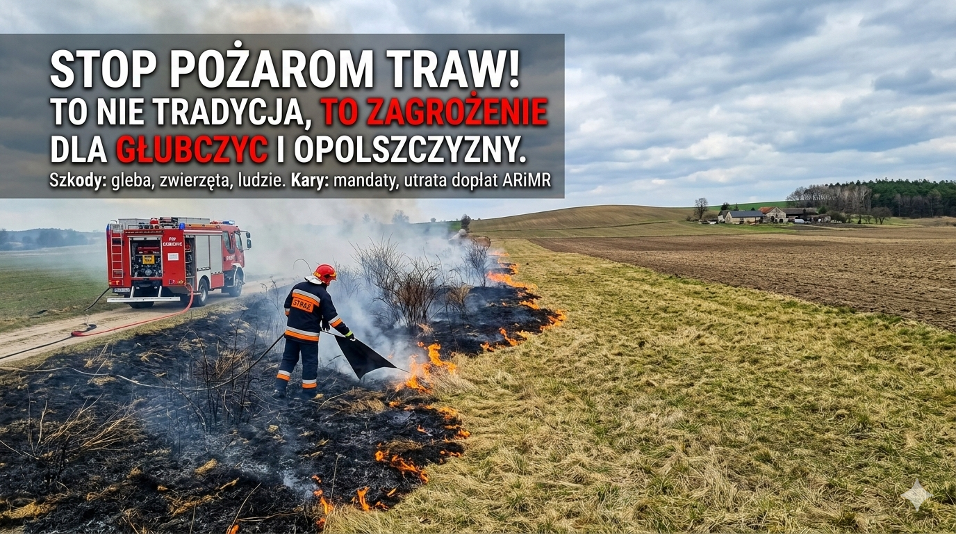 STOP pożarom traw