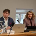 wicestarosta Artur Czechowicz, Starosta Anna Kobierska-Mróz, Foto. FB – Starostwo Powiatowe w Głubczycach